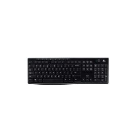 Teclado Sem Fio Logitech K270 Preto e Prata
